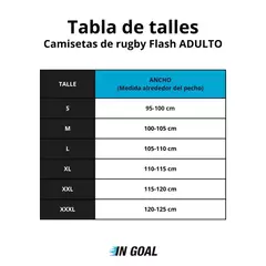 CAMISETA DE RUGBY FLASH CLVB ARGENTINO DE BAHÍA BLANCA 2024 CON SPONSOR (TITULAR) - tienda online