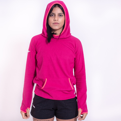 BUZO CANGURO MICROPOLAR LECH TK FUCSIA - comprar online