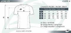 CAMISETA DE RUGBY FIJI SEVEN LIONS XV