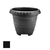 Vaso De Plástico Redondo Gg 15lts Preto - Plasmont