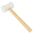 Martelo De Borracha 80mm Branco - Thompson