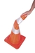 Cone Sinalizado Flexível 75cm Bco/Lrj - Plastcor