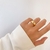 Anel Boleado com Coração de Zircônia Banhado em Ouro 18K - SEMIJOIA - Use Miaa | Loja Online de Acessórios Femininos