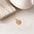 Colar Medalha Relevo com Zircônia Banhado em Ouro 18K - SEMIJOIA - comprar online