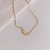 Pulseira Letra Lateralizada Banhada em Ouro 18K - SEMIJOIA - comprar online