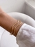 Bracelete Duplo Ondulado Banhado em Ouro 18K - SEMIJOIA na internet