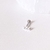 Piercing de Prata Zircônias Cravação Inglesa com Fecho de Bolinha de Aço - comprar online