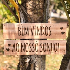 PLACAS CASAMENTO INDICATIVAS SINALIZAÇÃO