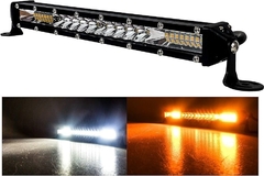 BARRA LED SLIM 30CM BLANCO AMBAR 12V 24V