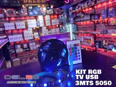 ROLLO LED RGB 3 METROS USB TV - comprar online