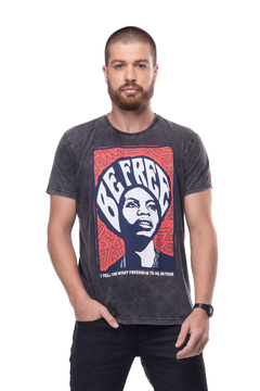 Camiseta Masculina Estonada Nina Simone