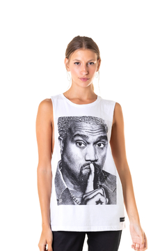 Regata Corte a Fio Lost Portraits Kanye West - Feminina - comprar online