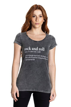 Camiseta Feminina Estonada Rock N' Roll