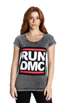 Camiseta Feminina Estonada RUN DMC (SALE)