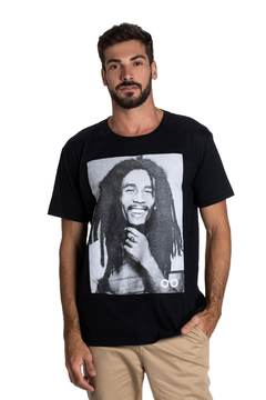 Camiseta Masculina Lost Portraits Bob Marley