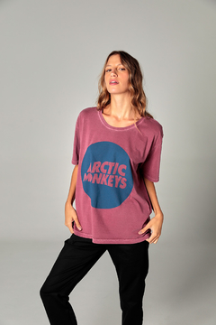 Camiseta Feminina Box Estonada Arctic Monkeys Logo - comprar online