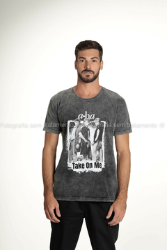 Camiseta Masculina Estonada A-HA