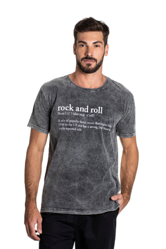 Camiseta Masculina Estonada Rock N' Roll