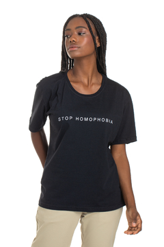 Camiseta Feminina Box Stop Homophobia (SALE)