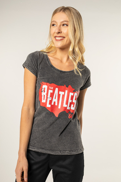 T-shirt Estonada Beatles 64 Tour - Feminina