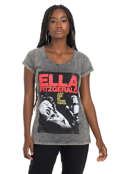 T-Shirt Feminina Estonada Ella Fitzgerald (SALE)