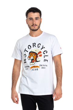 Camiseta Masculina Motorcycle Cat (SALE)