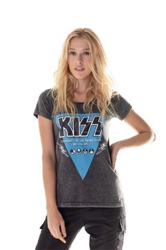Camiseta Feminina Estonada Kiss