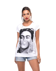 T-Shirt Feminina Lost Portraits Frida Kahlo (SALE)