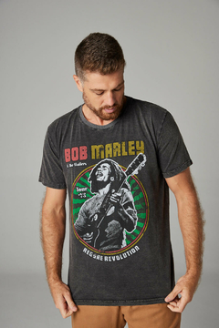 T-shirt Masculina Estonada Bob Marley - comprar online