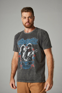 T-shirt Masculina Estonada Aerosmith