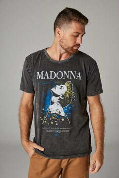 T-shirt Masculina Estonada Madonna True Blue