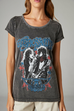 T-shirt Feminina Estonada Aerosmith