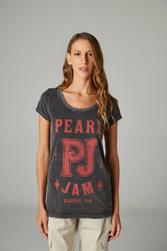 T-shirt Feminina Estonada Pearl Jam Seattle