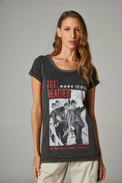 T-shirt Feminina Estonada Beatles Live on Tour