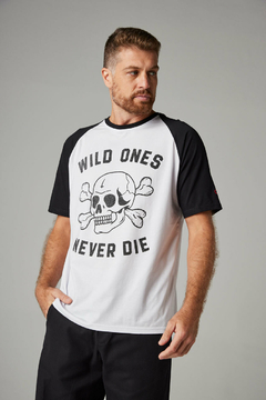 T-shirt Masculina Raglan Wild Ones