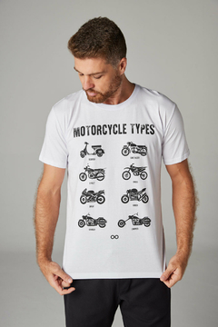 T-shirt Masculina Motorcycle Types - comprar online