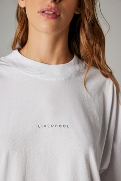 T-shirt Oversized Globe LVP - Useliverpool