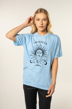 New T-shirt Feminina Estonada Colors Grateful (SALE)