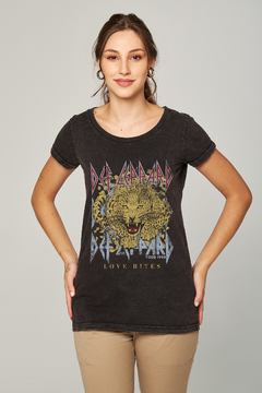 T-shirt Estonada Feminina Def Leppard Tour 88