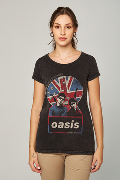 T-shirt Estonada Feminina Oasis England