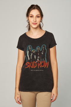 T-shirt Estonada Feminina Skid Row