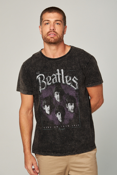 T-shirt Estonada Masculina Beatles UK Tour