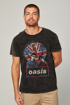 T-shirt Masculina Estonada Oasis England