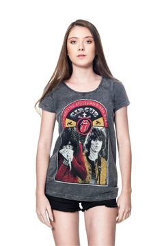 Camiseta Feminina Estonada Stones Circus