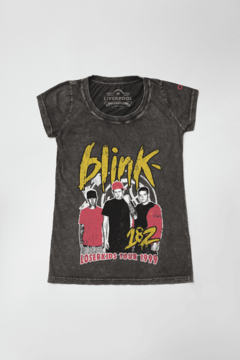 T-Shirt Feminina Estonada Blink 182