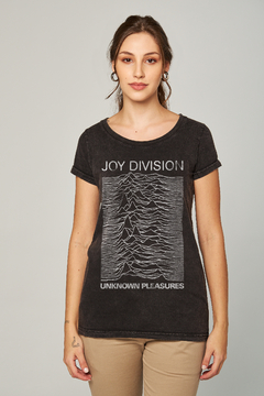 T-shirt Estonada Feminina New Joy Division