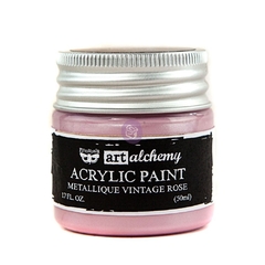 Tinta Acrilica Metalica Vintage Rose - Art Alchemy