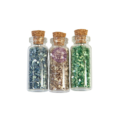 3 Vidrinhos c/ Glitter Charmes Christmas Sparkle - Prima Marketing