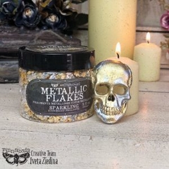 Metal Flakes - Art Ingredients - Flocos Sparkling / Ouro e Prata - comprar online