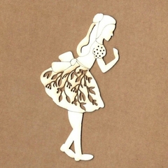 Chipboard Alice - Wonderland